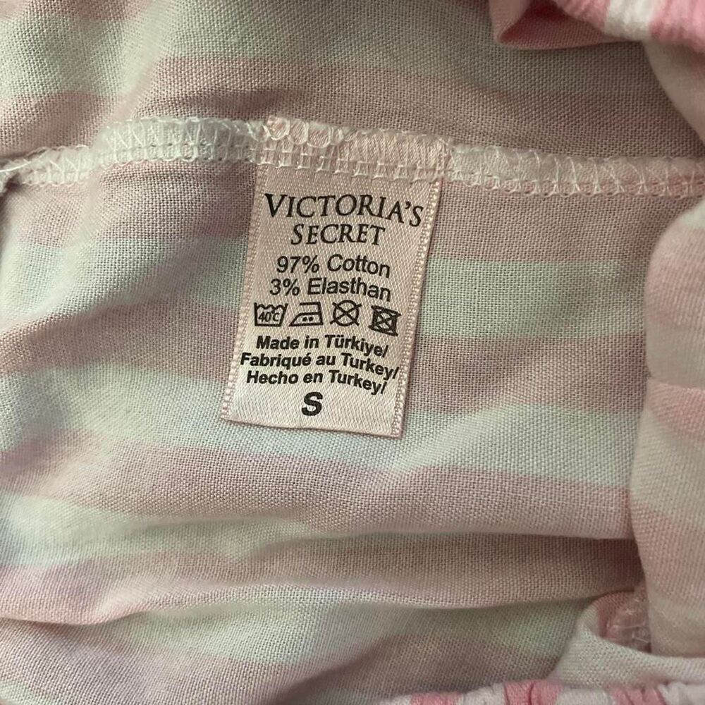 NWOT Victoria’s Secret Signature Pajama Set | Short Sleeve Top + Shorts Size S - Picture 4 of 4